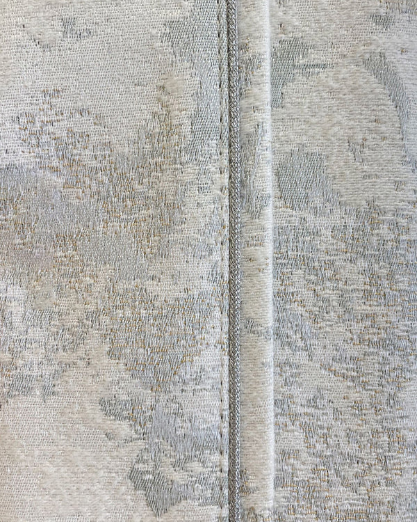 Drifting Cloud — Green · Custom linens & naturals drapery · All Shades Studio
