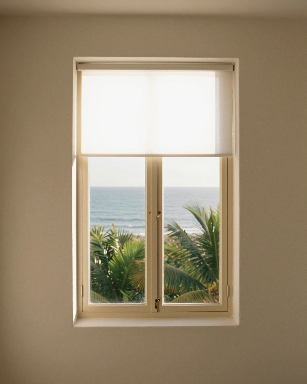 Hive Light — White colorway, full window scene
