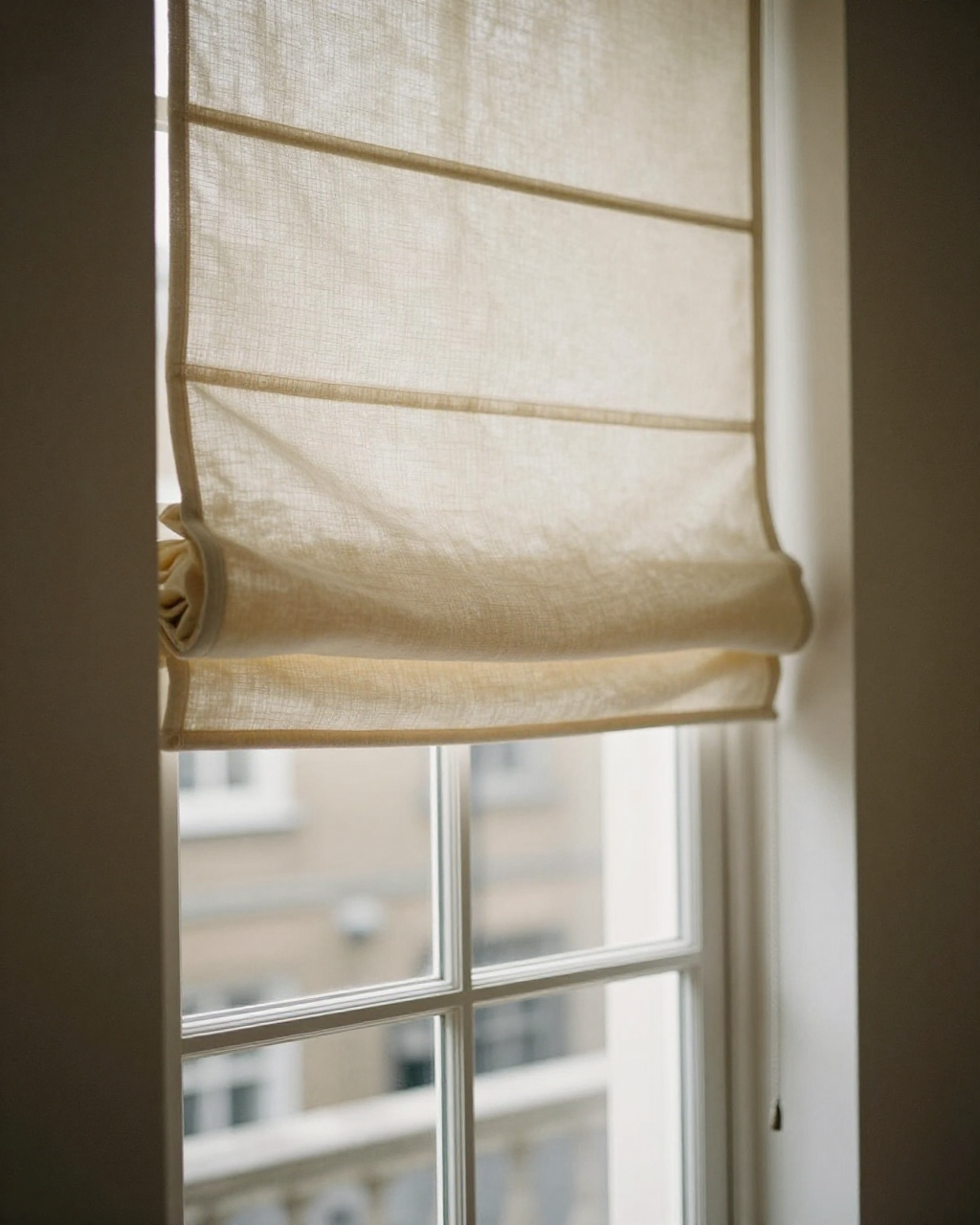 London Roman Shade — lifestyle