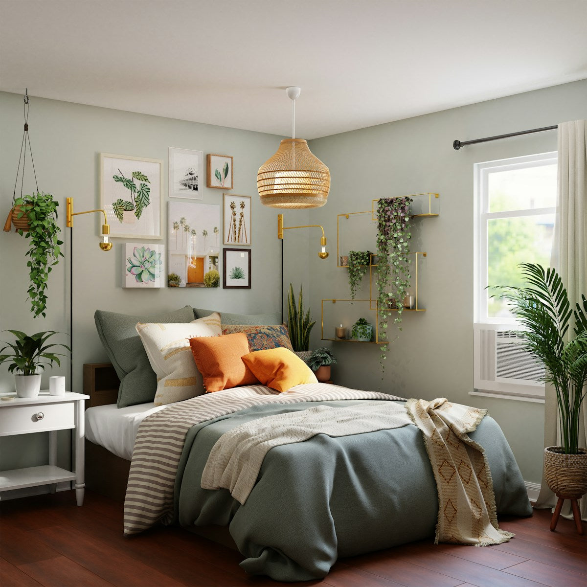 Energy efficient cellular shade in bright room