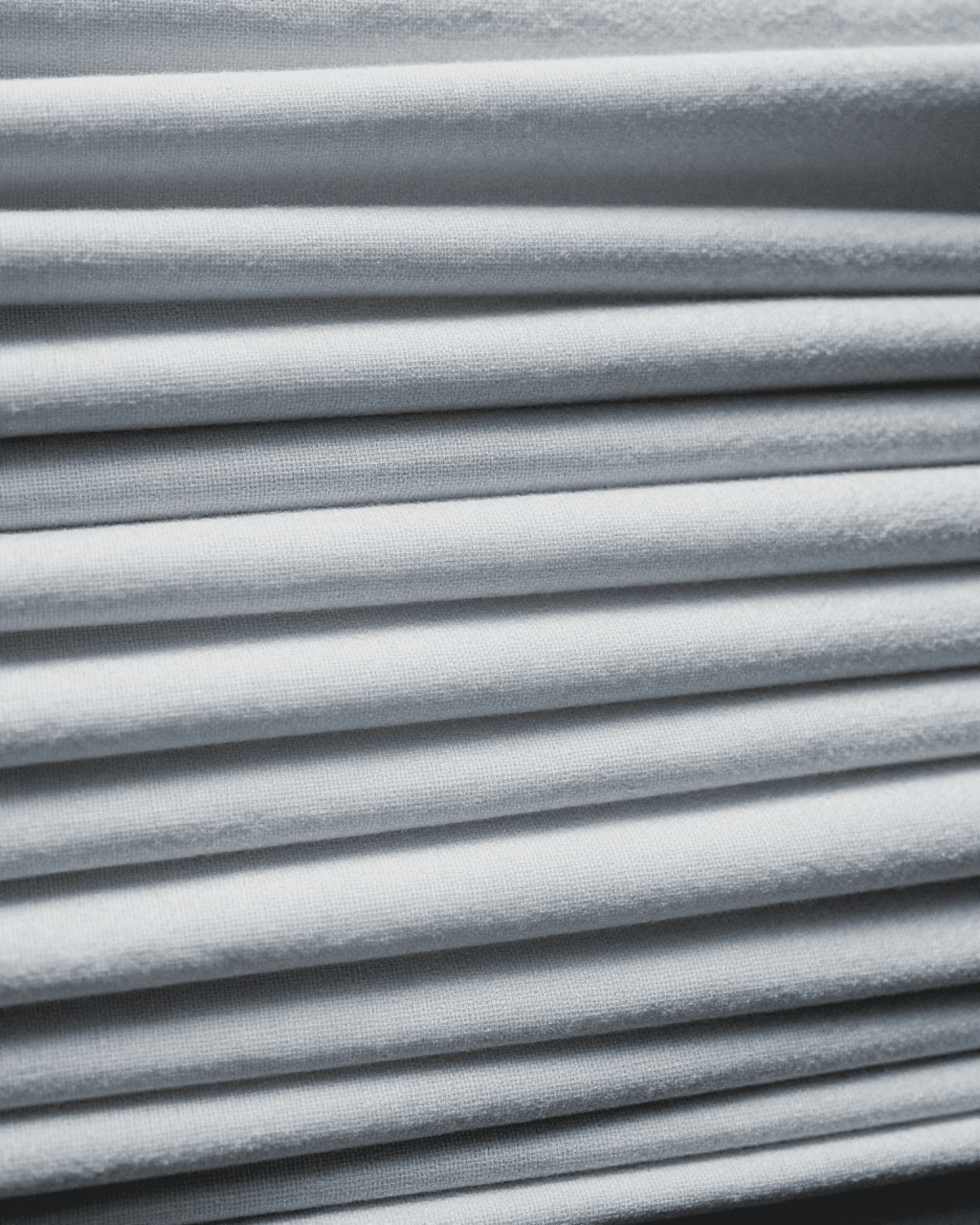 pleated roman shade — slate