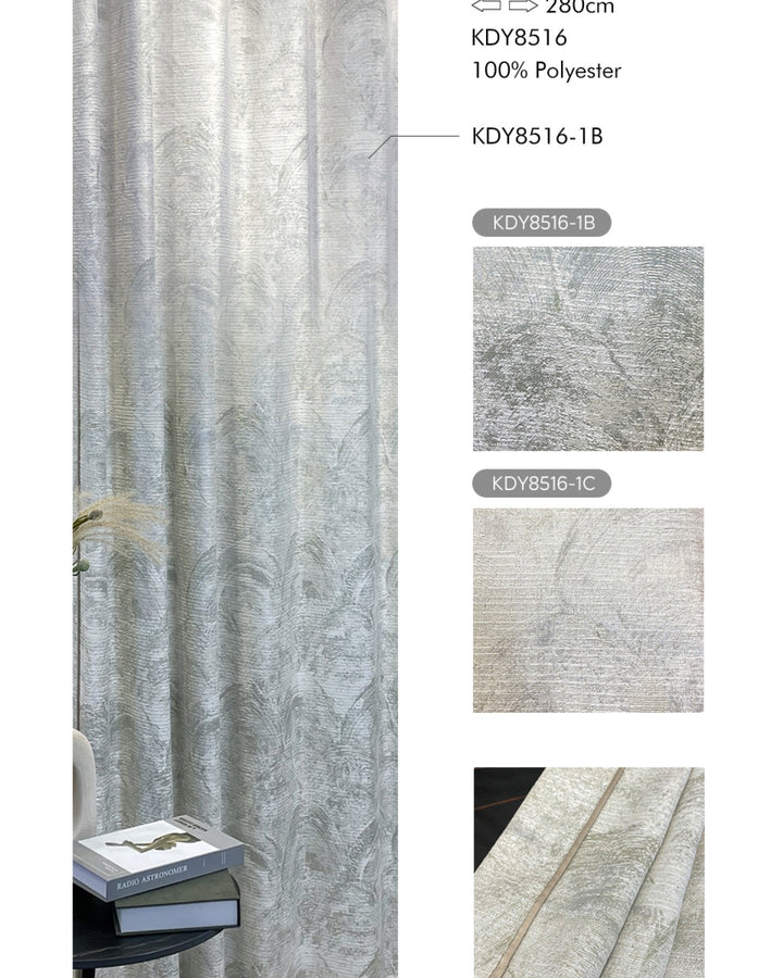 Boundless — 1B · Custom light filtering solids drapery · All Shades Studio