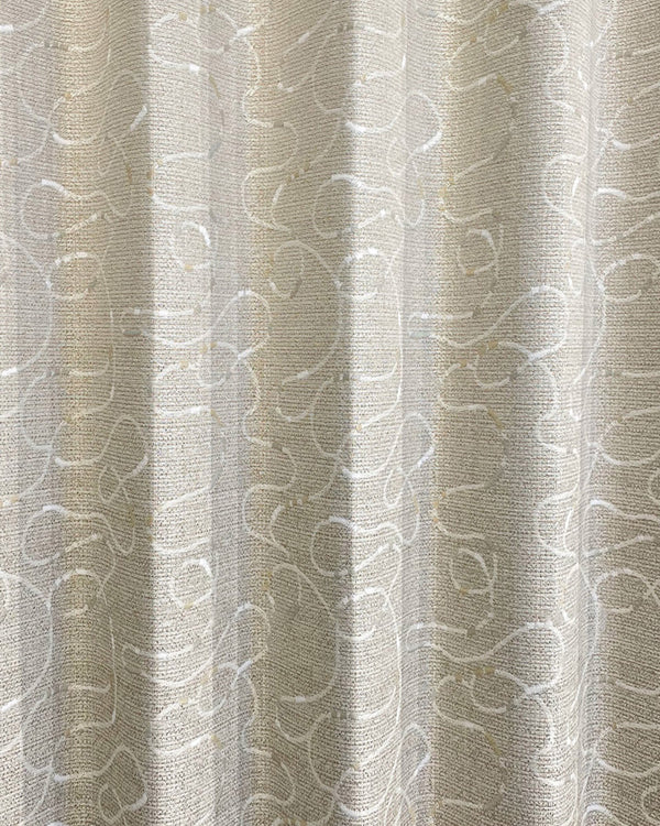Cloud Geometry — 20A · Custom light filtering patterns drapery · All Shades Studio