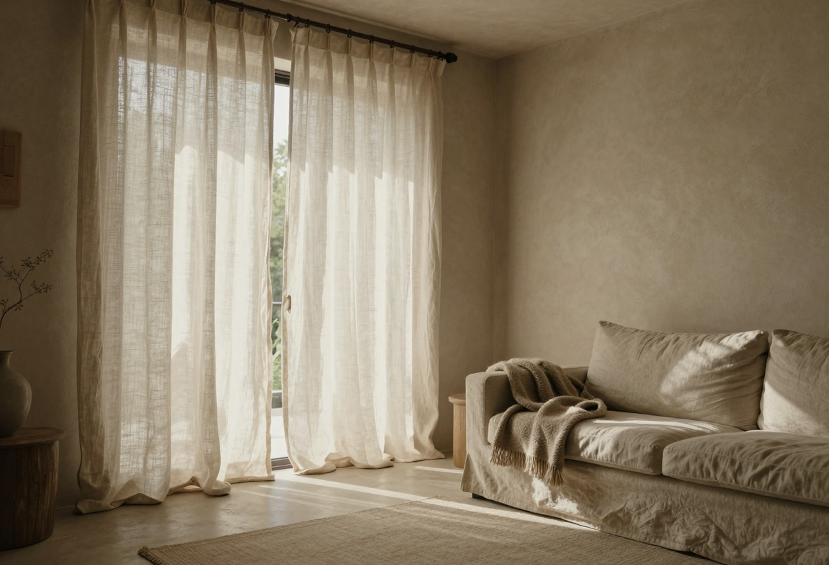 Room scene — The Evening Linen styled in a full space