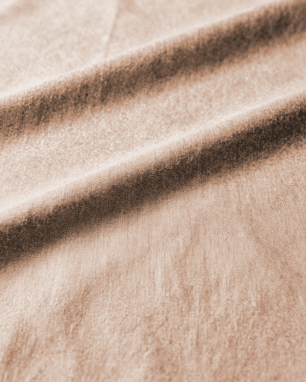 flat roman shade — clay