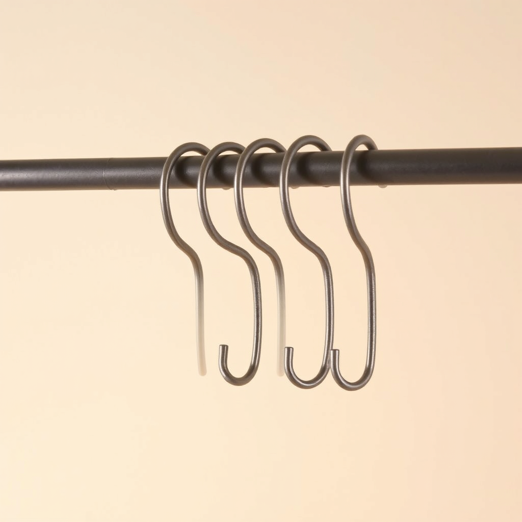 Wave Fold Hooks — Track — 16 Pack