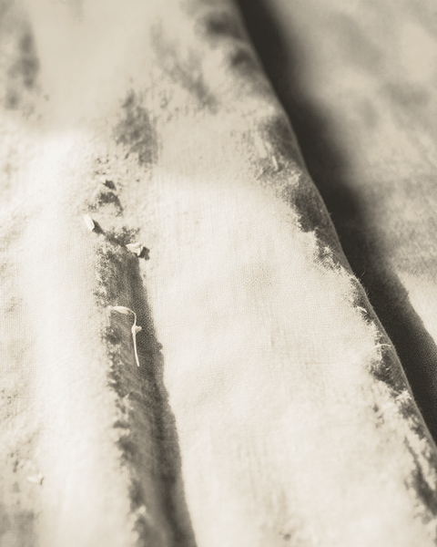 The Morning Linen — Oat fabric swatch