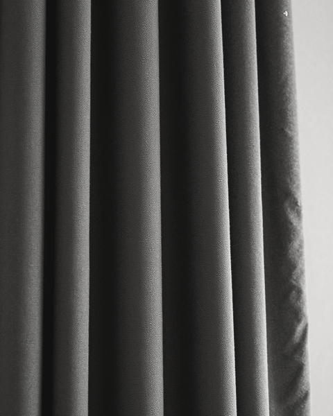 The Night Harbor — Dark Grey fabric swatch