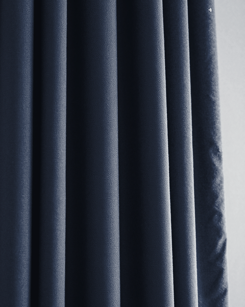 The Night Harbor — Navy fabric swatch