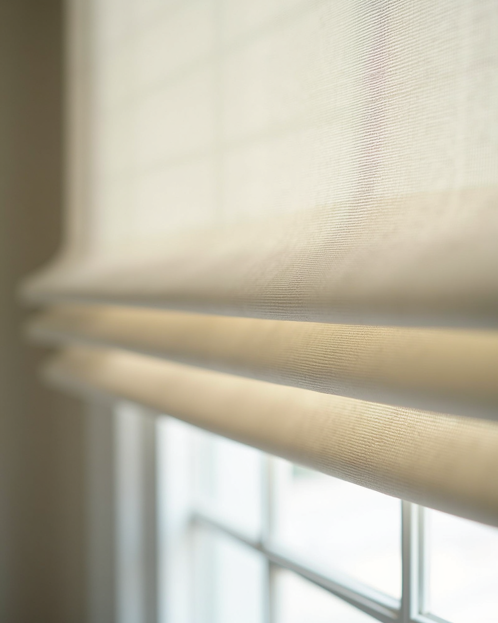 Cafe style shutter louver detail closeup