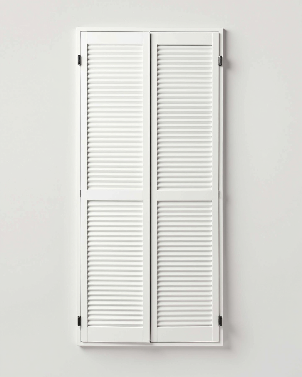 Full height plantation shutter flat product view