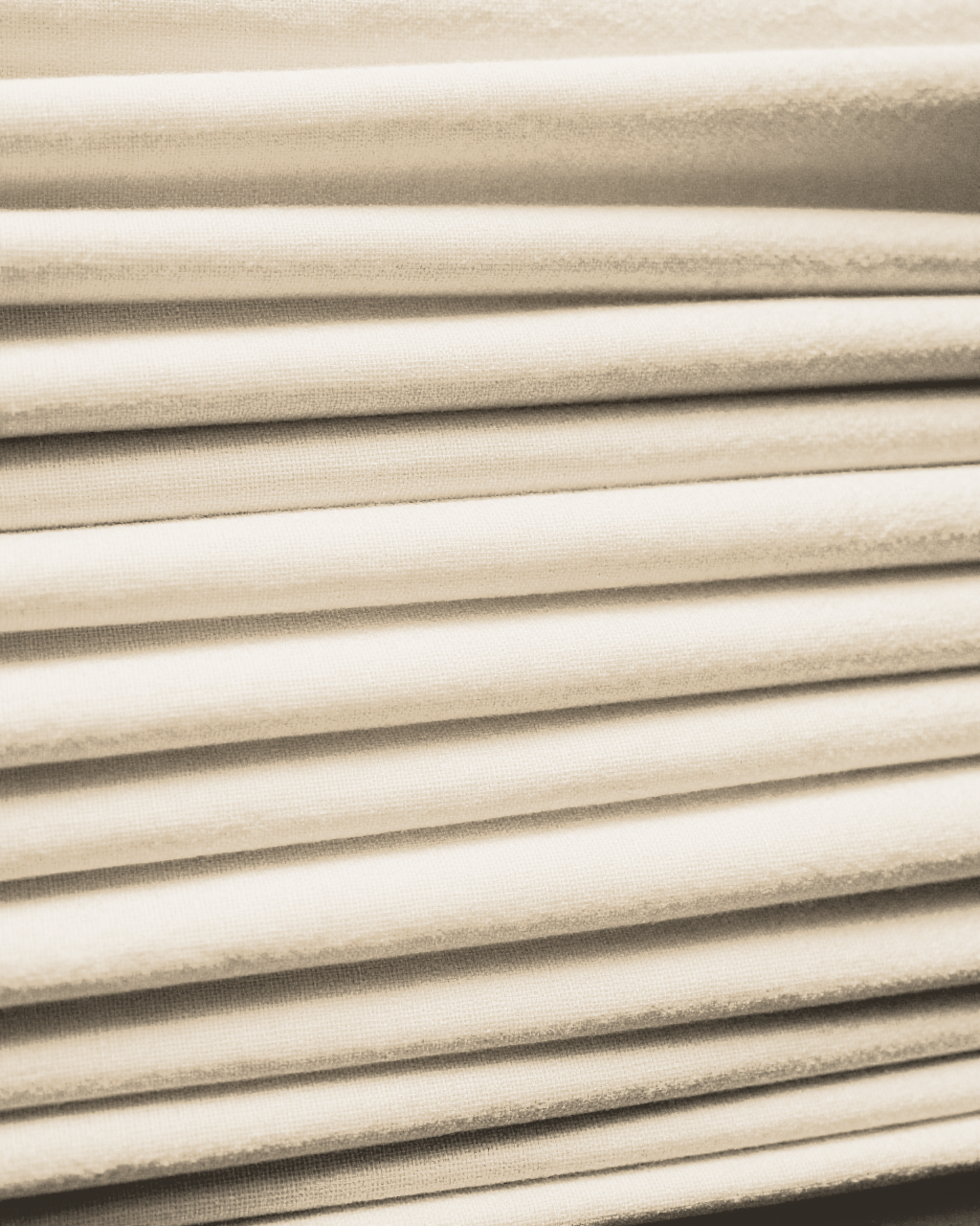 pleated roman shade — sand