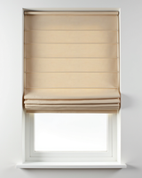 Pleated roman shade flat product view