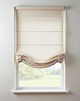 Relaxed roman shade flat product view