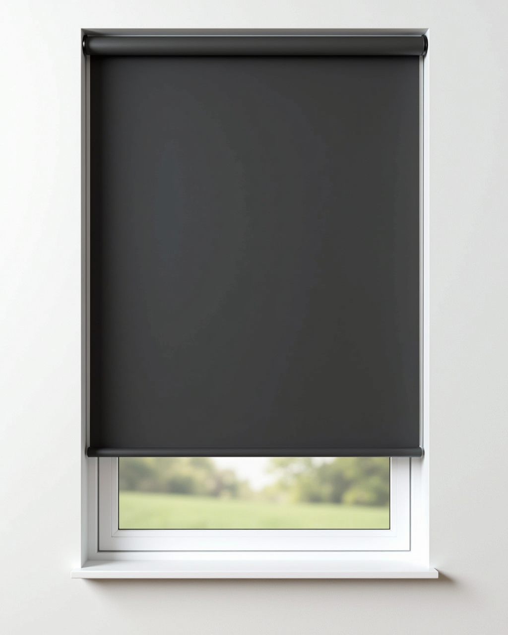 Blackout roller shade flat product view
