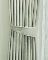 The Silk Road drapery fabric in Sage