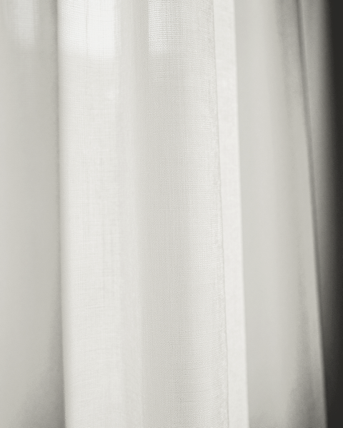 The Veil Linen — Fog fabric swatch