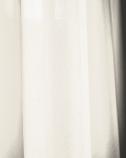The Veil Linen — Ivory fabric swatch