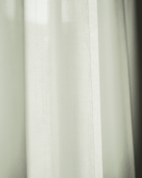 The Veil Linen — Sage Mist fabric swatch