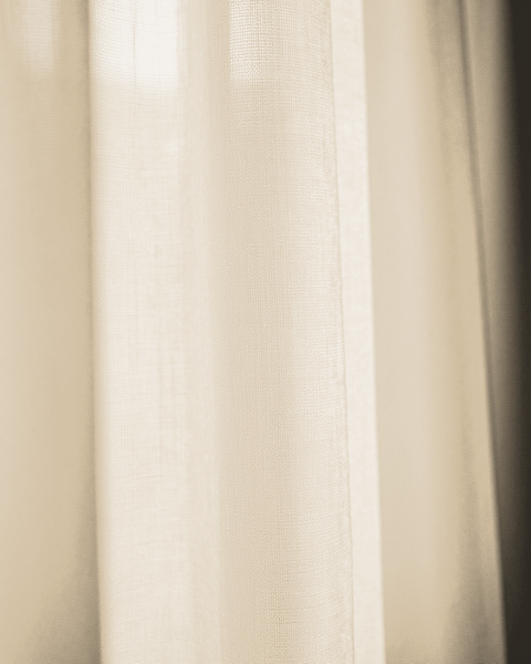 The Veil Linen — Sand fabric swatch