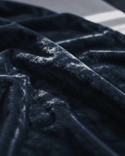 The Velour — Midnight Blue fabric swatch