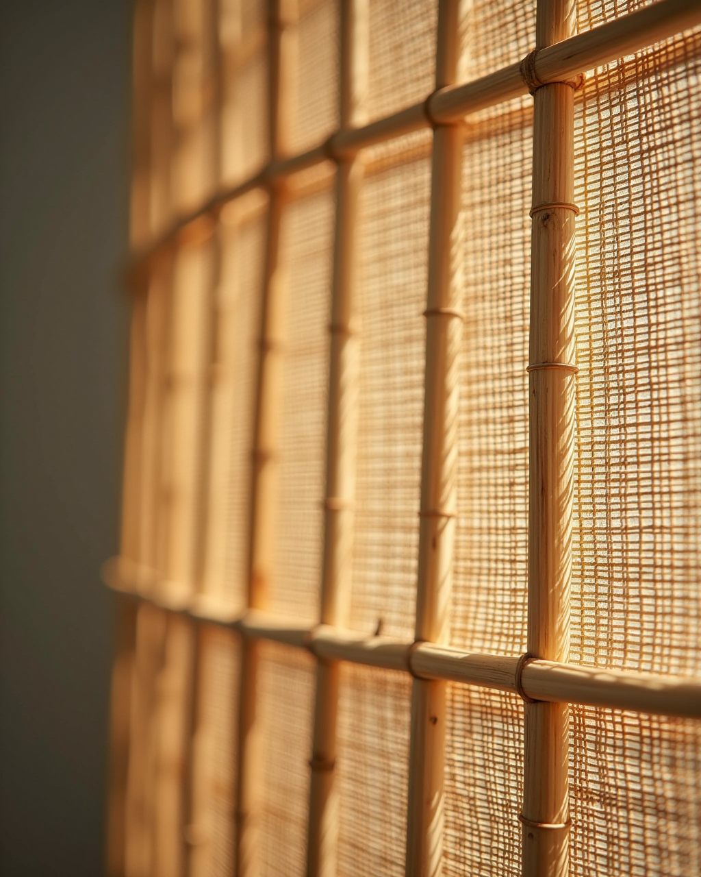 Bamboo weave texture detail closeup