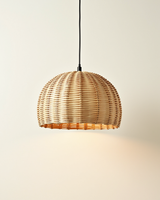 Natural weave woven wood shade flat product view